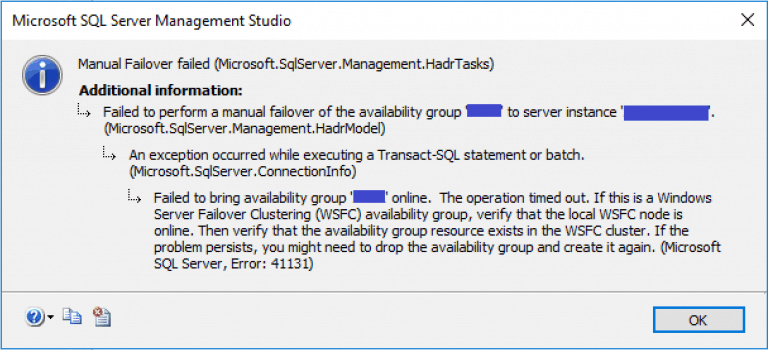 SQL Availability Group Failover 41131