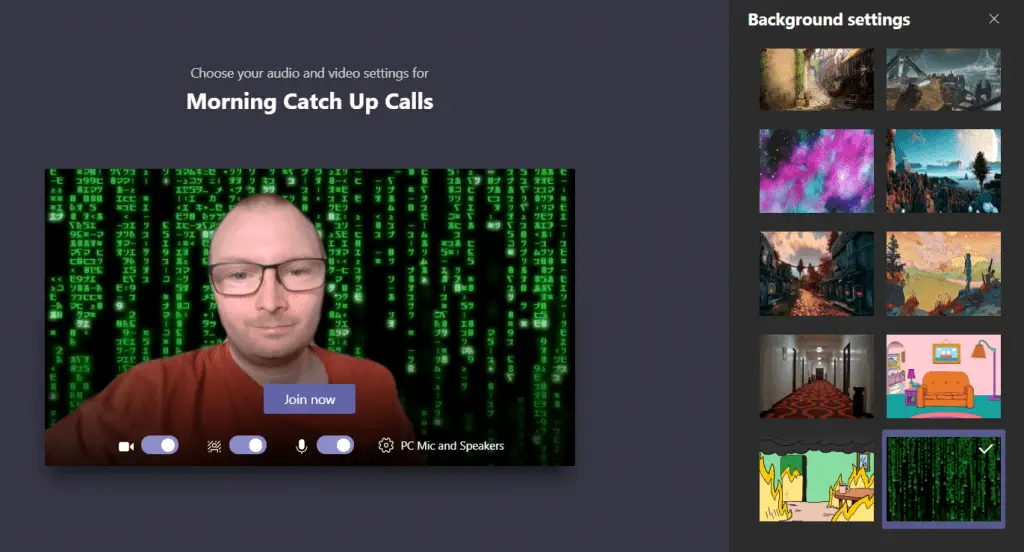 Teams Using You Own Images As A Video Background Geeks Hangout