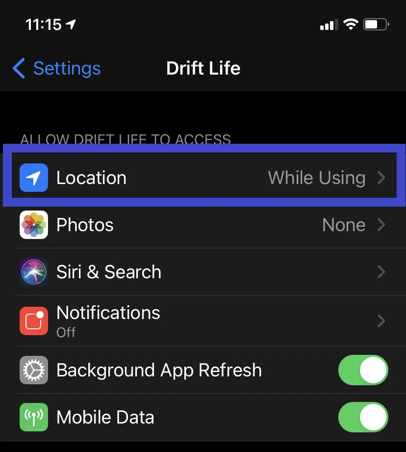Drift Life App Permissions