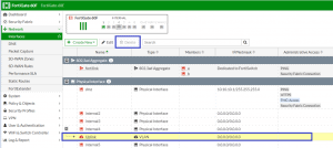 FortiGate delete interface greyed out