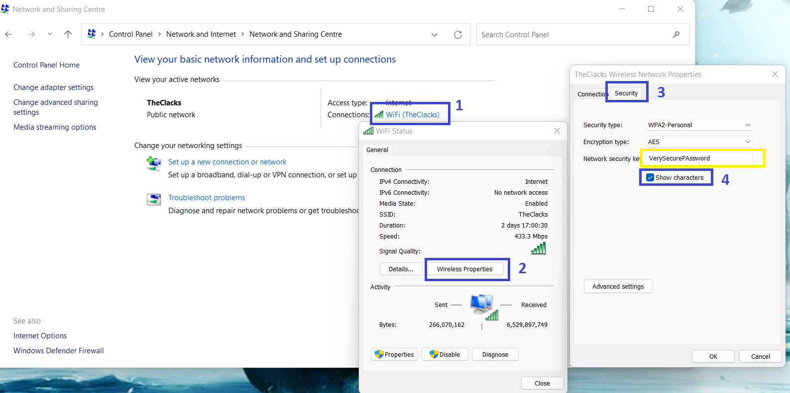 How to Find the Wi-Fi Password (Network Security Key) – Geeks Hangout